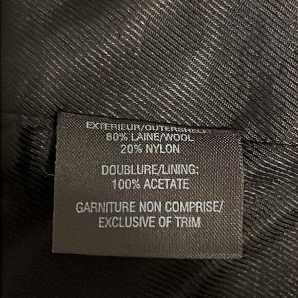 MEXX Men’s Black Wool Blend Zip Up Bomber Jacket Size M - Picture 14 of 14